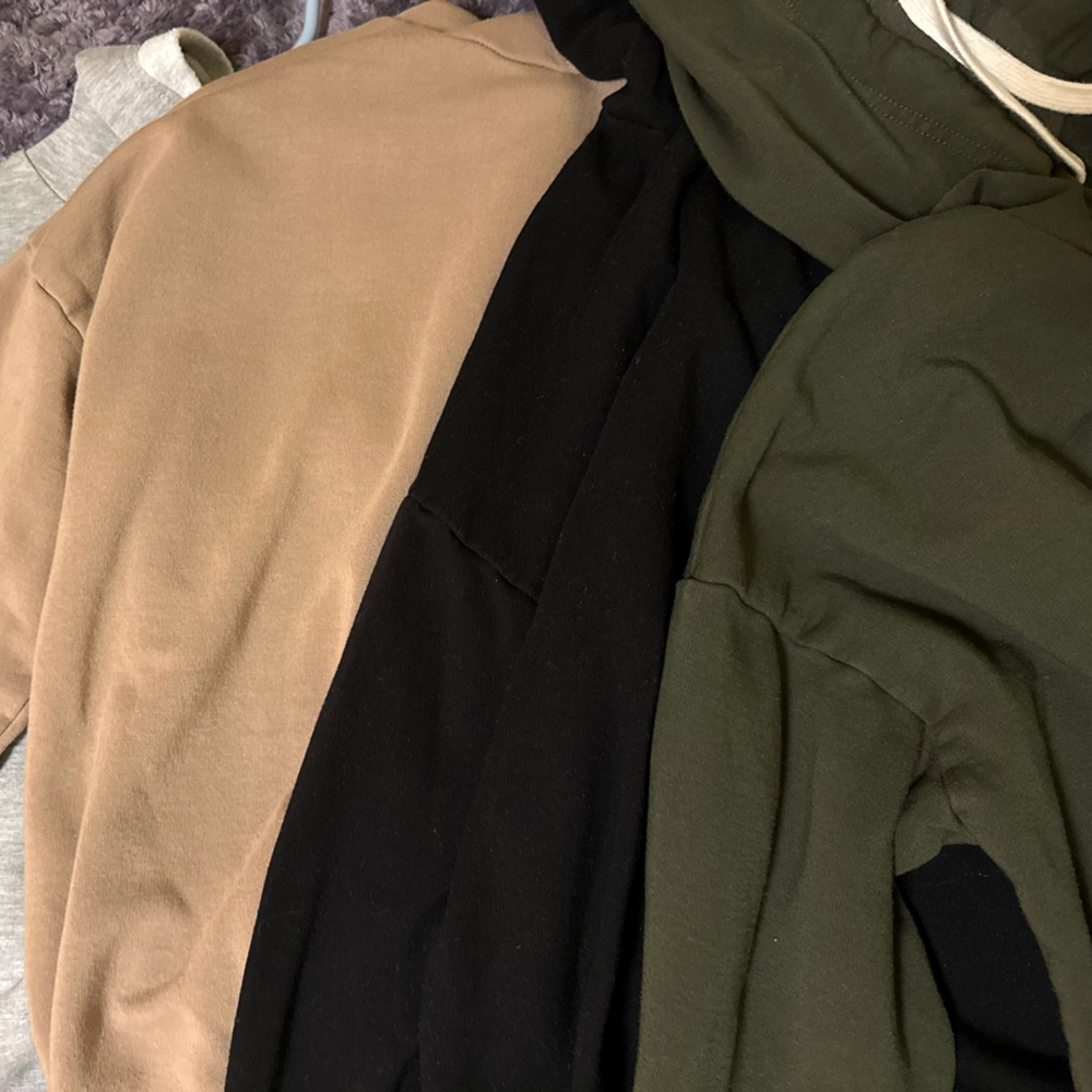 Green hoodie